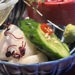 炭焼 おかげさん - 惣菜四点盛り