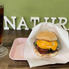 ナチュラル - Bacon Cheeseburger(備前黒毛和牛(岸本牧場)使用)、コーラ