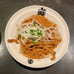 Menya Musashi Iwatora - 七味つけ麺 ¥950 の麺