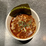 Menya Musashi Iwatora - 七味つけ麺 ¥950 のつけ汁