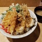 天丼ふじ - 特製天丼。