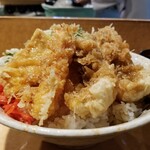 天丼ふじ - 特製天丼。