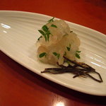 寿司一 - 鮃 (昆布〆)と塩昆布。