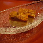 寿司一 - 海胆かに玉。