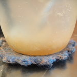 2001960 - 下に果肉が（自家製　桃の酢炭酸）