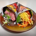 ハーベス - 料理写真:ひなまつりの手巻き寿司①