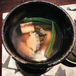 エクシブ湯河原離宮 - 鮑とフカヒレのスッポン白玉小鍋仕立て　