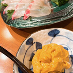 Ittetsu - 真鯛刺肝ソース巻き