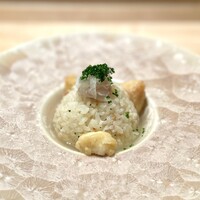 銀座 大石 - 虎河豚の白子のリゾット