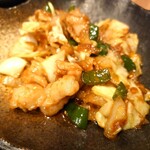 鉄板串焼 61 - ホルモン炒め