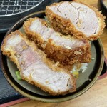 とんかつ 栄ちゃん - ロースとヒレのワンダフル共演かとう丼。