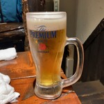 居酒屋 かつぎ屋 - 生ビール
