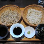 SOBA NA - 蕎麦花 「二種せゐろ（大盛り）」