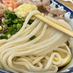 き田たけうどん - 見てびっくりな細うどん