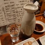 やきとり山平 - 日本酒　2合　八海山