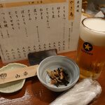 やきとり山平 - 生ビール