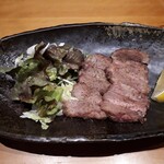 うまい肉と旬食材 南越谷 庵 - 厚切り牛タンステーキ１８１５円