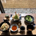 日本料理 滴翠 - 奈良　季節野菜の天婦羅丼