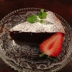 ボッテガ シモーネ - カプリ島のチョコレートケーキ トルタカプレーゼ（￥500）