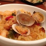 バル・レイ - パエリアは小分けされて出てきました。