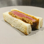 イチリン ハナレ - ◆追加注文のシャトーブリアンのカツサンドは悶絶級の美味さ！