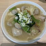 桜上水 船越 - ワンタンメン(塩) 味玉