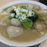 桜上水 船越 - ワンタンメン(塩) 味玉