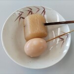 ヒモノ食堂 - おでん(大根と卵)