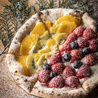 見た目も可愛い◎デザートPIZZA