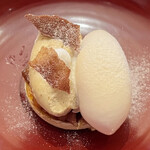 ラトリエ・ドゥ・ノト - ジャージー牛乳アイスと能登栗ムース