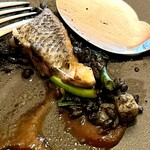 ラトリエ・ドゥ・ノト - 黒ムツと金蔵米のイカ墨リゾット