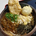 Sanuki Udon Kuuchan - ぶっかけうどん+とり天+半熟玉子天