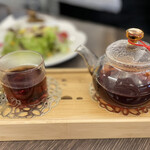 葵禅カフェ＆バー - セレクト中国茶　もち米香るプーアル茶