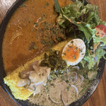 カリーショップ スパイスマン - あいがけカレー