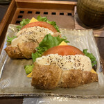 Utsuwa cafe to tedukuri zakka no mise yuu - クロワッサンサンド（チキン）560円