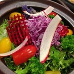 フレンチか？彩り鮮やかなグリーンサラダ
          