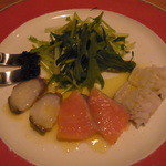 Bar MICHIya - この日のカルパッチョ盛り合わせ