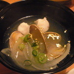 Bar MICHIya - 赤やがらとあさりの酒蒸し