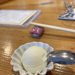 いわ志 - お口直しのアイス