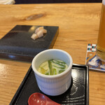 いわ志 - 菜の花の茶碗蒸し