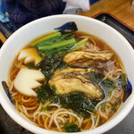 きそば 柏屋 - 牡蠣そば1,150円、美味しそう♪