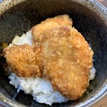 山形そば 竹屋 - ミニタレとりかつ丼