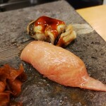 羽田市場 ギンザセブン - 大トロと穴子