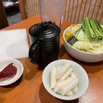 Harukawa - 鍋野菜盛合せ＋トッポギ