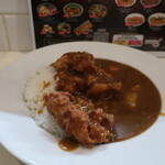 NIKONIKO Mazemen and curry - から揚げカレー