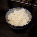 錦糸町中華そば さん式 - 白めしセットの白めし