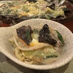 太鼓判亭 - 五目焼きそばの出来上がり