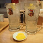 横綱とんかつ どすこい田中 - どすこいレモンサワー × 2