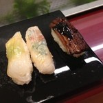 小川町 金寿司 - イカ ヒラメ 穴子