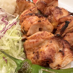 イスタンブール・サライ - 鶏肉のケバブ　炭火焼き　お米が付いてきました
